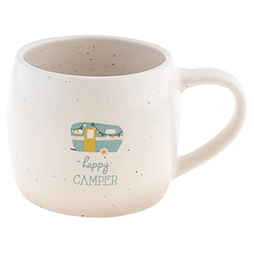 Karma Gifts Reese Ceramic Mug - 16-Ounce Coffee Cup - Cute Mugs for Women and Men - Camper