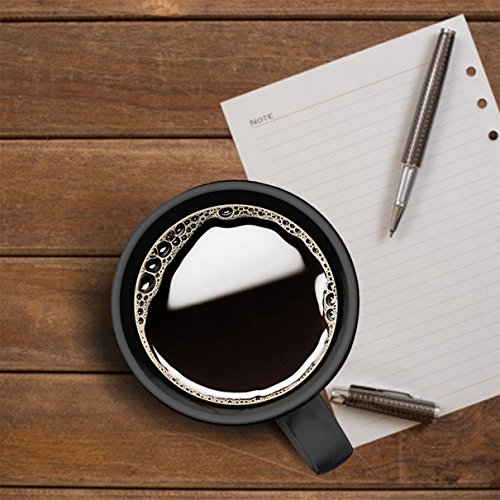 Lizard Coffee Mug Ceramic - Lizard Geometric Colorful Mugs, Black Mug, Tea Cup 15oz A Little Gift For Friends