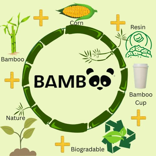 Bamboo Panda Reusable Coffee Cup - 15oz