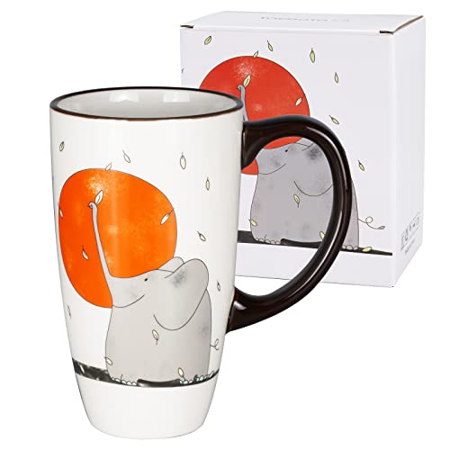 ToCooTo Ceramic Coffee Mug Porcelain Novelty Elephant Mug for Animal Lover 20 oz Large Tea Mug Birthday Gifts for Women Men Mom Dad Kid Teacher Friend Give for Christmas Housewarming Holiday White