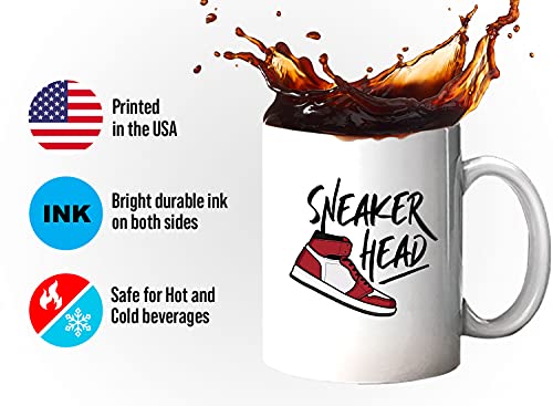 Sneaker Lover Coffee Mug - Sneaker d - Collector Shoes Footwear Sport Casual Skate Pop Culture Teenager 11oz White
