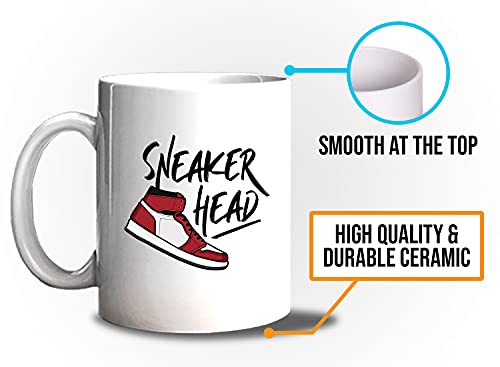Sneaker Lover Coffee Mug - Sneaker d - Collector Shoes Footwear Sport Casual Skate Pop Culture Teenager 11oz White