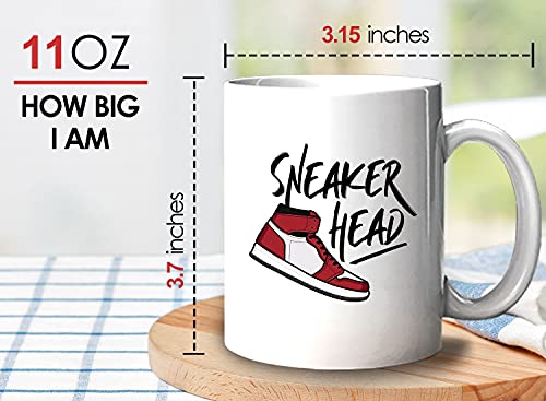 Sneaker Lover Coffee Mug - Sneaker d - Collector Shoes Footwear Sport Casual Skate Pop Culture Teenager 11oz White