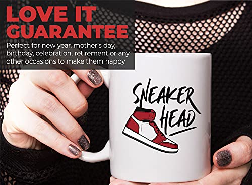Sneaker Lover Coffee Mug - Sneaker d - Collector Shoes Footwear Sport Casual Skate Pop Culture Teenager 11oz White