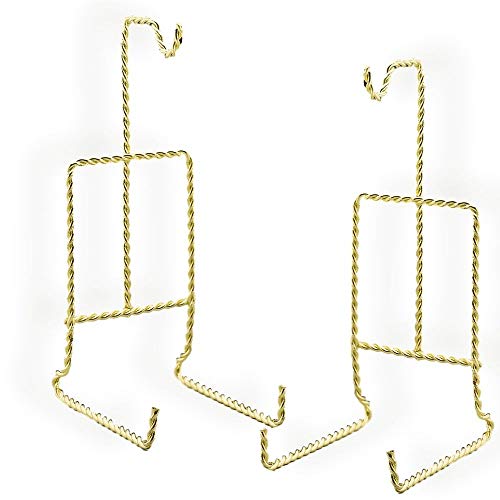 Twisted Gold Tea Cup Holder Set of 2