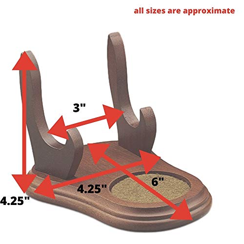 Wooden Tea Cup and Saucer Display Stand Set