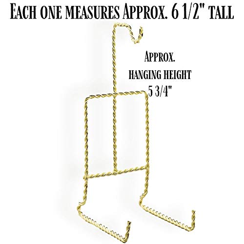 Twisted Gold Tea Cup Holder Set of 2