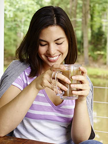 Tervis Clear & Colorful Tabletop Made in USA Double Walled Insulated Tumbler Travel Cup Keeps Drinks Cold & Hot, 16oz Mug, Clear