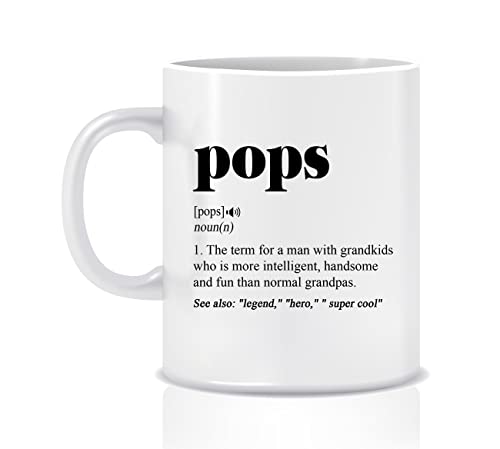 Pops Definition Mug - Pops Coffee Mug - Pops Mug - Pops Gift - Promoted To Pops - Best Popsmug - Best Pops Ever 11oz
