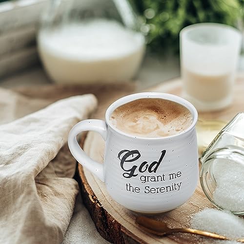 Sheffield Home Religious Coffee Mugs - Stoneware Motivational Bible Coffee Mugs For Women & Men - Inspirational Mugs & Cups, Mugs For Tea, Latte, And Hot Chocolate - 18oz