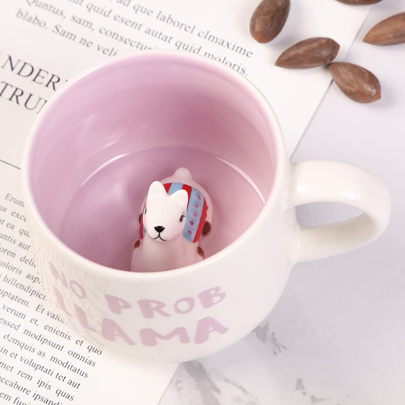 Arawat Sloth Mug Gift Funny Coffee Mug 3d Animal Sloth Mug Ceramic 350 ml Tea Mug with Spoon & Coaster Coffee Mug Cute Coffee Mug Birthday Gift for Friend Women Men