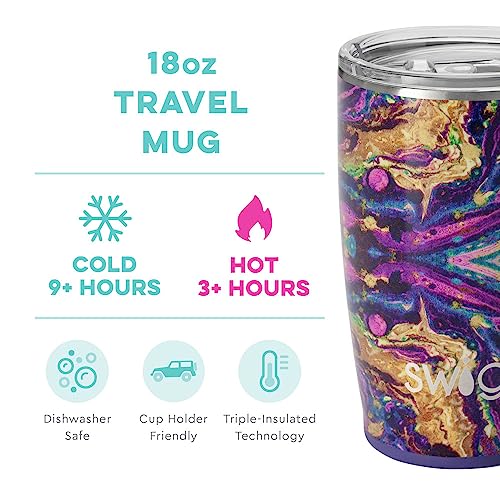 Swig 18 oz Insulated Travel Mug, Purple Reign