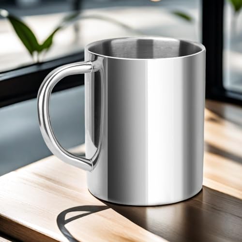 Double Wall Stainless Steel Coffee Travel Mug