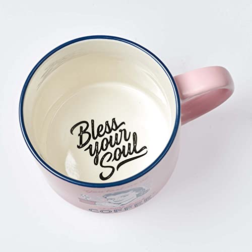 Bless Your Soul XL Pink Funny Coffee Mug