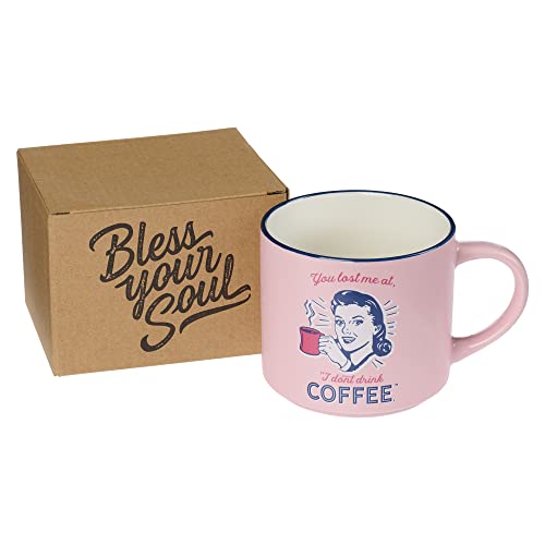 Bless Your Soul XL Pink Funny Coffee Mug