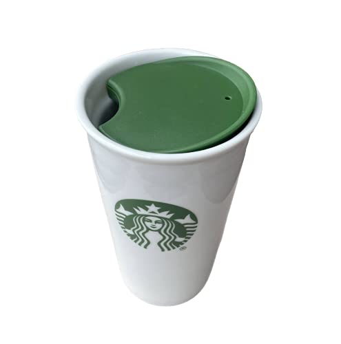 MIE Replacement Lid for Coffee Mug & Tea Cup - Competible With Starbucks Ceramic Travel Mug 10oz / 12oz / 16oz, Tumbler Lid, Mug Lid, Cup Lid