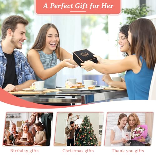 Birthday Thank You Gifts for Women, Sometimes You Forget You're Awesome Coffee Mug, Inspirational Thoughtful Gift for Her, Friend Mom Sister Employee, 14oz Pink Marble Cup with Gold Print, Gift Boxed