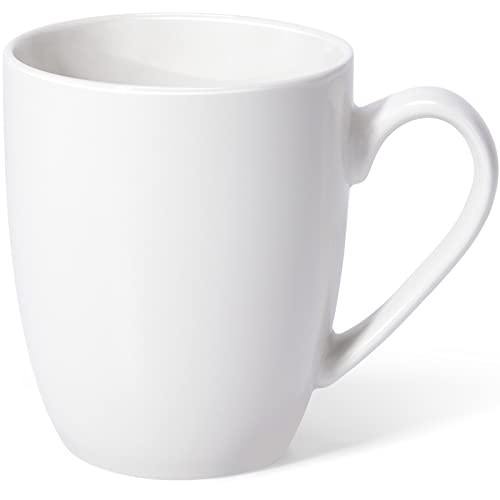 Large White Coffee Mug with Handle for Office