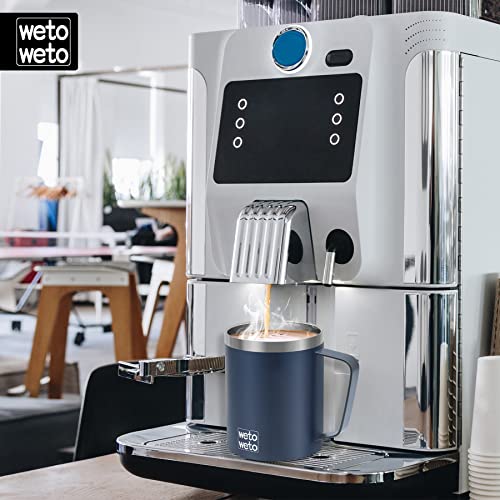 Navy Blue Insulated Travel Coffee Mug 14 oz