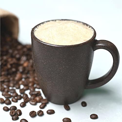 Eha Earth-Friendly Classic Coffee Mug | 10 Oz | Made with Rice Husk & Bamboo Fibers | Microwave Safe | for Hot & Cold Coffee, Milk & Tea Cup | Matte Finish Mugs | Coffee