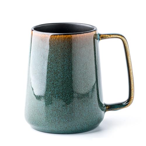 Extra Large Green Ceramic Coffee Mug 24 oz