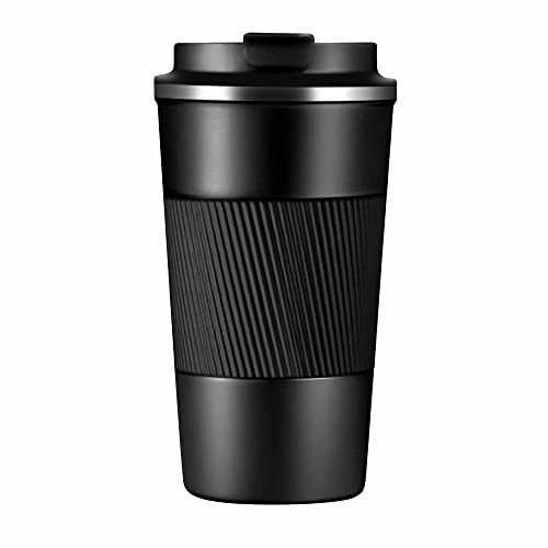 Insulated 14OZ Travel Coffee Mug - Black