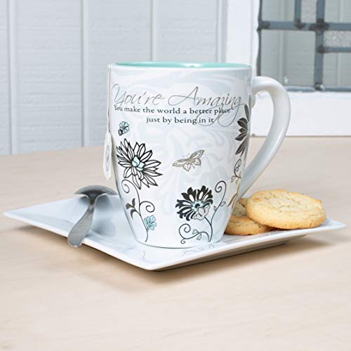 Mark My Words "You're Amazing" Ceramic Mug, 20-Ounce