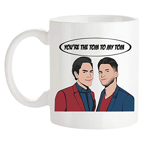 Fonhark - Vanderpump Rules, Tom Sandoval & Tom Schwartz, Inspired Coffee Mug Funny Best Friend, Reality TV Pop Culture, 11 Oz Novelty Coffee Mug/Cup, White