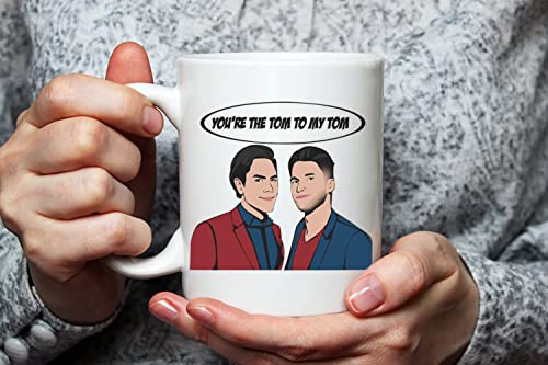 Fonhark - Vanderpump Rules, Tom Sandoval & Tom Schwartz, Inspired Coffee Mug Funny Best Friend, Reality TV Pop Culture, 11 Oz Novelty Coffee Mug/Cup, White