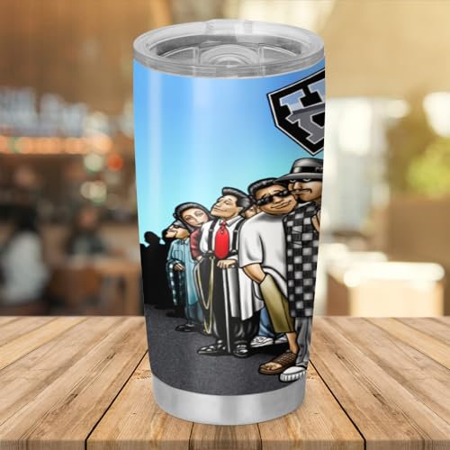 Lil Homie Chicano Tumbler Comic Book Characters Cup Nostalgic Pop Culture 20oz 30oz Coffee Travel Mug Mothers Fathers Day Christmas Birthday Gifts for Fans Women Men Friends
