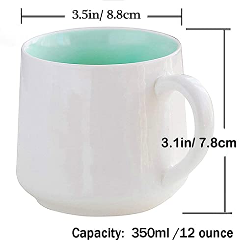 Biigming Dog Mug Animal Inside Mug 3D Ceramic Coffee Mug 12oz Coffee Cup Handmade Animal Figurine Holiday and Birthday Gift (Dog)