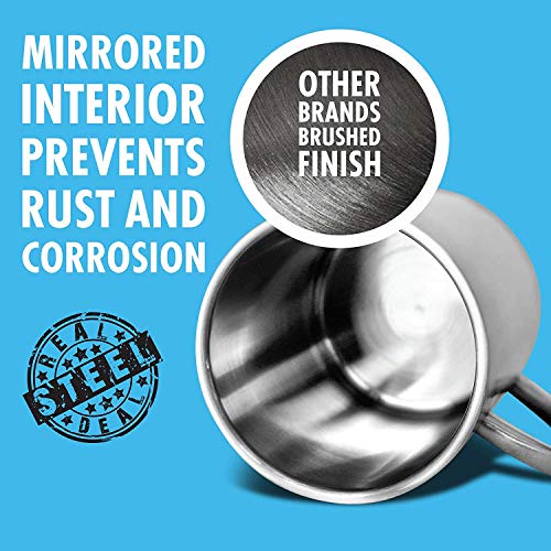 Double Walled Stainless Steel Insulated Coffee Mugs