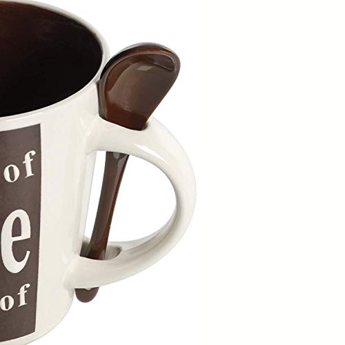Mr. Coffee 8-Piece Mug and Spoon Set