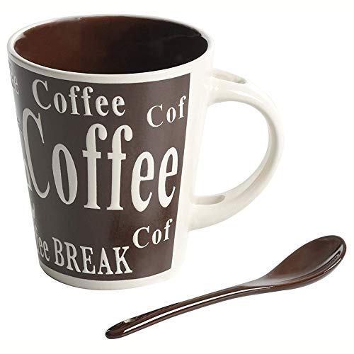Mr. Coffee 8-Piece Mug and Spoon Set