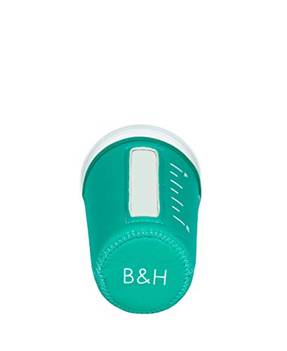 Insulated Neoprene Cup Sleeve/Holder for Iced Beverages, Coffee, and Tea (Teal, Medium)