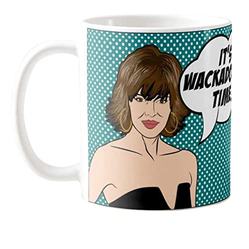 Fonhark - Real Housewives of Beverly Hills Lisa Rinna Inspired Coffee Mug, Reality TV Pop Culture, 11 Oz Novelty Coffee Mug/Cup, White