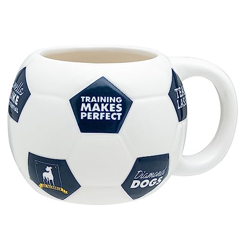 Paladone Ted Lasso Football Shaped Mug | Officially Licensed Ted Lasso Merchandise Fútbol or Soccer Coffee Mug