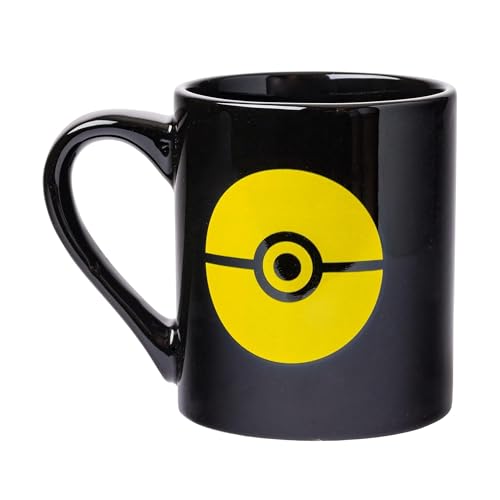 Silver Buffalo Pokemon Pikachu Katakan Silo Ceramic Mug, 14 Ounces
