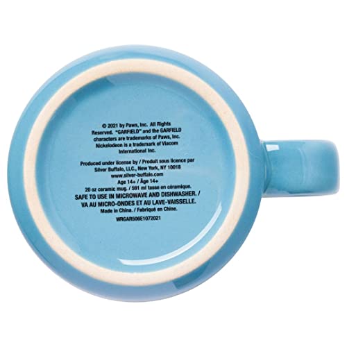 Silver Buffalo Garfield Grid Characters Ceramic Camper Coffee Mug, 20 Ounces, Garfield Grid Characters (20 Ounces), 20oz