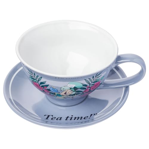 Silver Buffalo Alice in Wonderland Oh My Boxed Ceramic Teacup and Saucer, 12 Ounces
