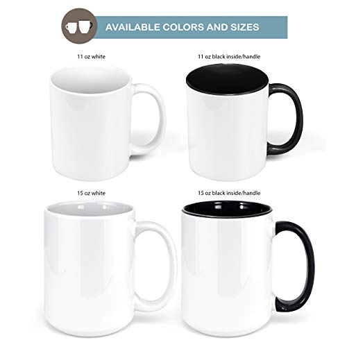Buffalo Coffee Mug | Geometric Animal Coffee Mug | Animals Mug | Microwave and Dishwasher Safe