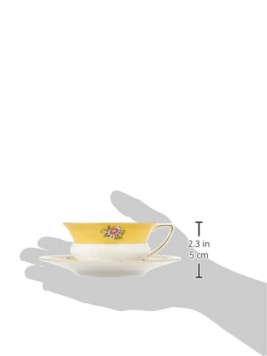 Wedgwood Wonderlust Teacup & Saucer Primrose, 2 Piece Set