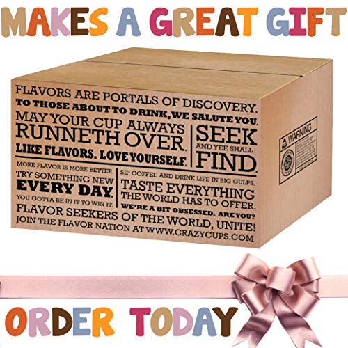 Crazy Cups Seasonal Premium Hot Chocolate Single Serve Cups for Keurig K Cup Brewers Variety Pack Sampler, 20 Count