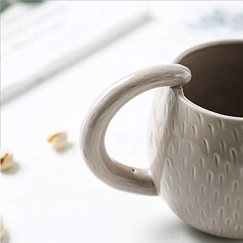 Yalucky Novelty Sloth Coffee Mug, Cute Travel Tea Mug, Animal Cup, Cartoon 3D Ceramic Drinkware for Sloth Lovers, Funny Sloth Gifts For Women and Men,Birthday Christmas Gifts, 11oz /330ml