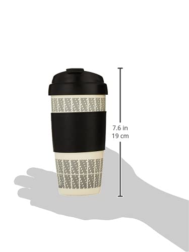 Copco 5237160 Reusable, Insulated Double Wall Travel Mugs 16-ounce White/Black , 2 Count ( Pack of 1)