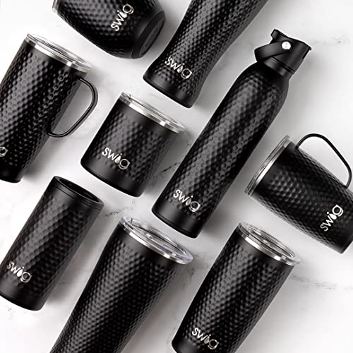 Swig Life 32oz Insulated Tumbler, Travel Coffee Tumbler with Lid, Cup Holder Friendly Travel Coffee Mug, Stainless Steel Thermos, 32 oz Tumbler, Reusable Insulated Coffee Mug with Lid (Blacksmith)