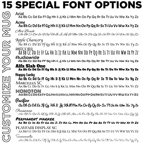 Custom Heat Sensitive Photo Mug, 11 oz - Add Your Picture and Text, Double Side Printing - Tazas Personalizadas, Color Changing Cup for Tea & Coffee - Personalized Magic Mug