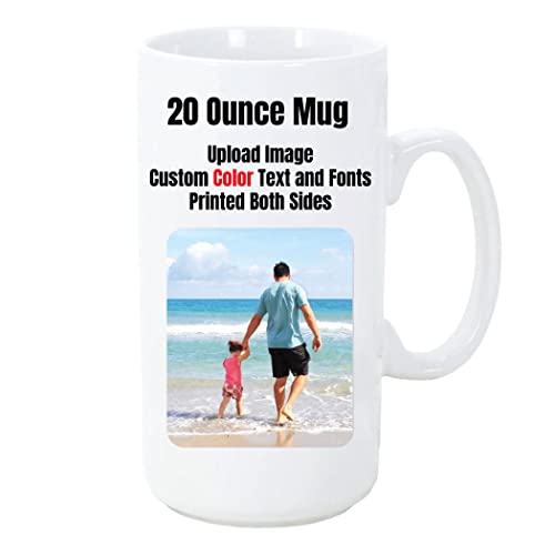 Custom 20 ounce Coffee Mug Personalize Made to Order