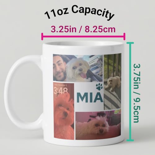 Personalized Coffee Mug - Design Custom Cup with Photo Text and Logo Novelty Customized Gifts for Women and Men Coffee Cup Tea Cup Taza Personalizada 11oz (Two-Sides)