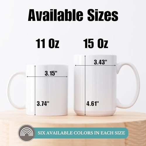 Custom Initial Coffee Mug with Name, Custom Coffee Mug Personalized Mugs for Women Floral Monogram Gifts for Women Customizable Tea Cup Tazas Personalizadas Custom Made Coffee Mugs Customized